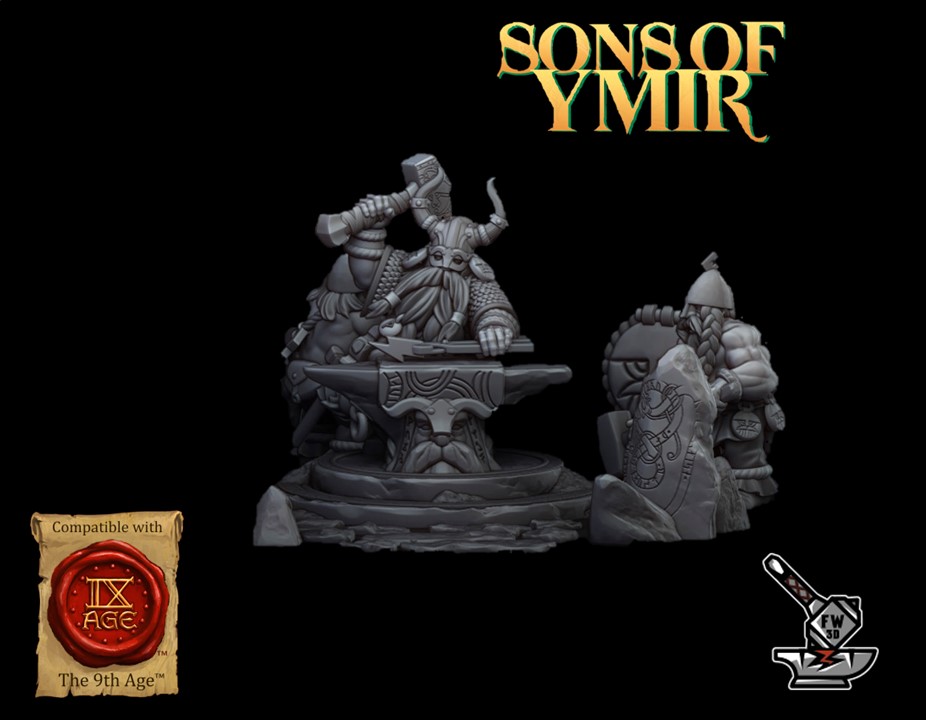 Grand master of the forges and his servants