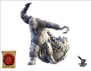 Boucher Ogre avec chaudron (Sorcier)