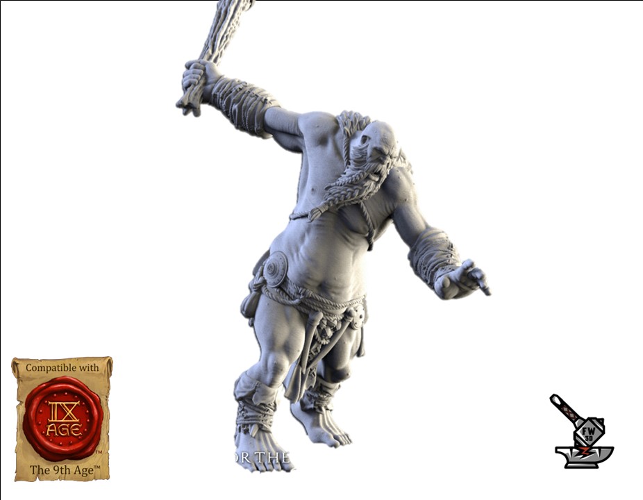 Géant Ogre (avec options d'armes)