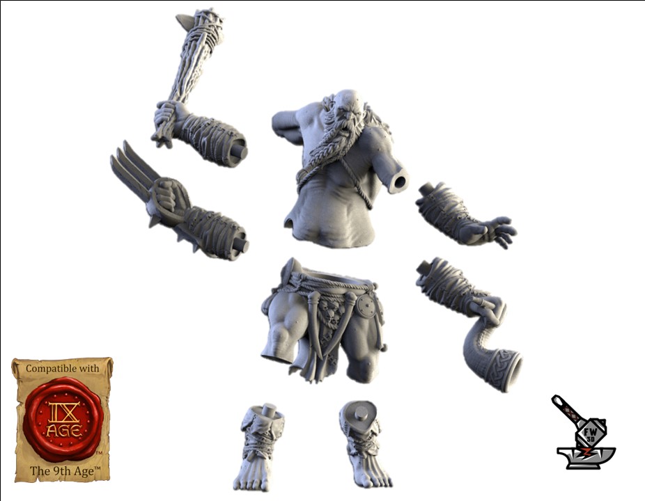 Géant Ogre (avec options d'armes) – Image 5