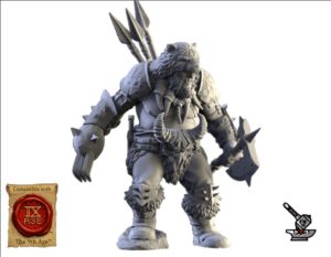 Chasseur Ogre (avec toutes les options d'armes)
