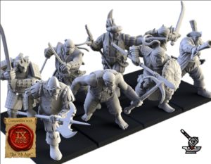 8 mercenaires Ogres