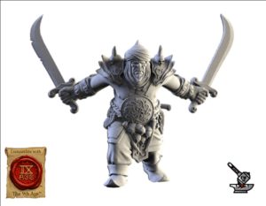 Oriental mercenaire Ogre