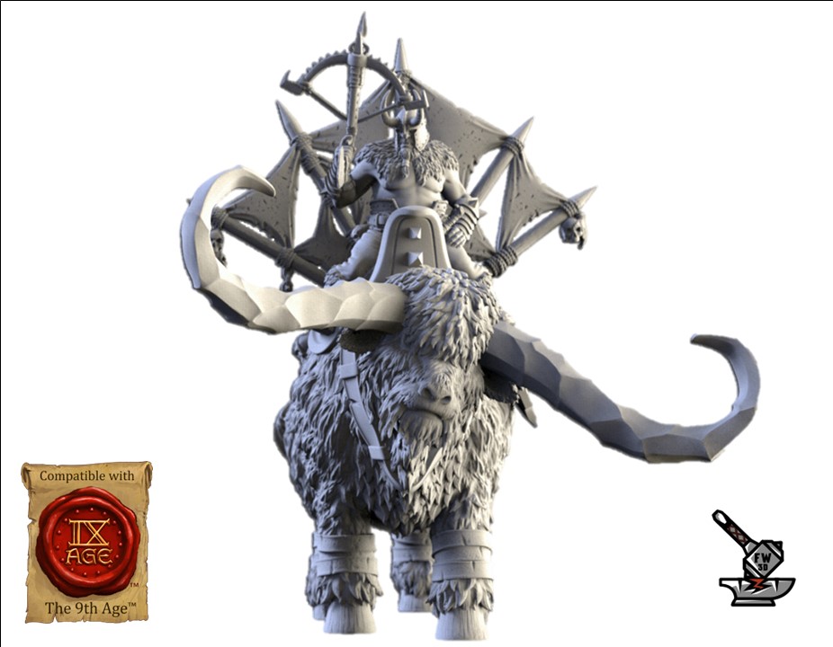 Khan Ogre sur Aurochs de pierre – Image 4