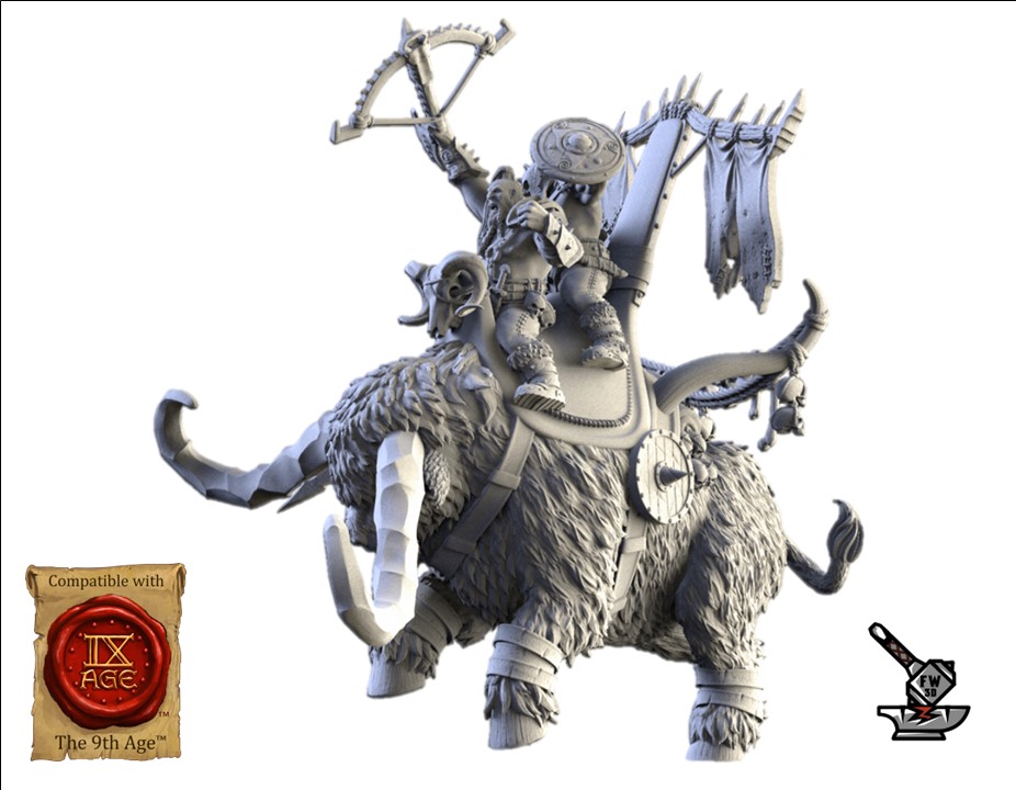 Ogres sur Aurochs de pierre