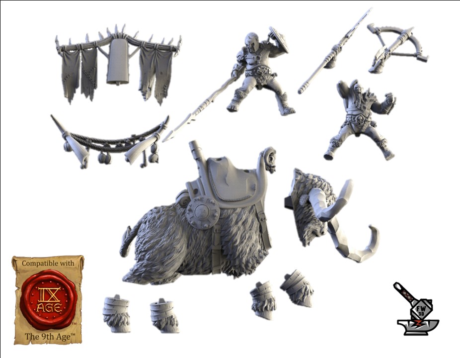 Ogres sur Aurochs de pierre – Image 3