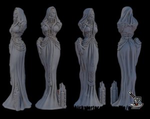 Statue 5: The Seer, endommagée