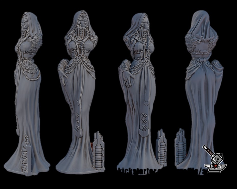 Statue 5: The Seer, damaged