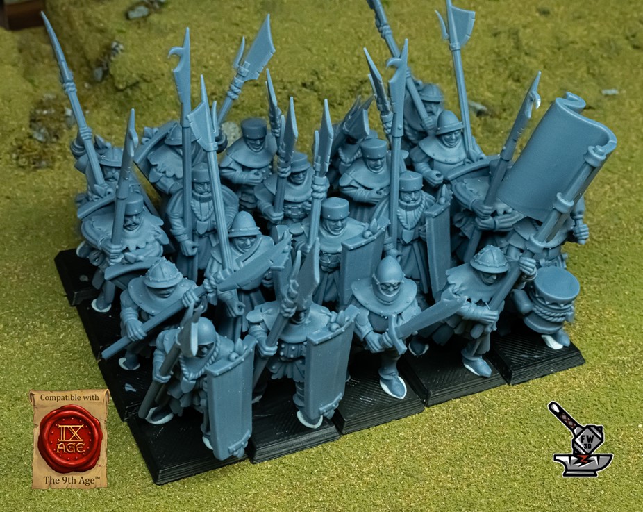 10 halberdiers of Galia - Image 2
