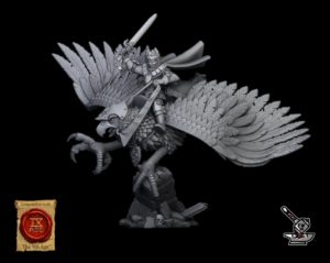 Robert de Galia avec épée sur griffon
