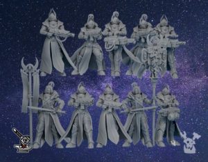 SILVER MOON DAUGHTERS: 10 Soeurs de l'escouade Nova Star (troupe de base)