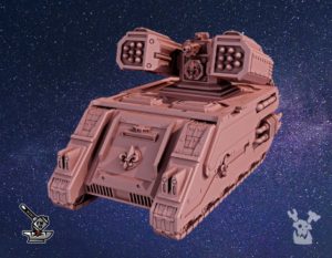 SILVER MOON DAUGHTERS: Char de transport avec lance-roquettes