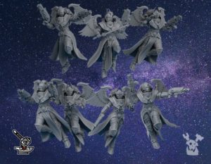 SILVER MOON DAUGHTERS: 5 angels of war
