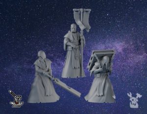 SILVER MOON DAUGHTERS: 3 prêtres de guerre