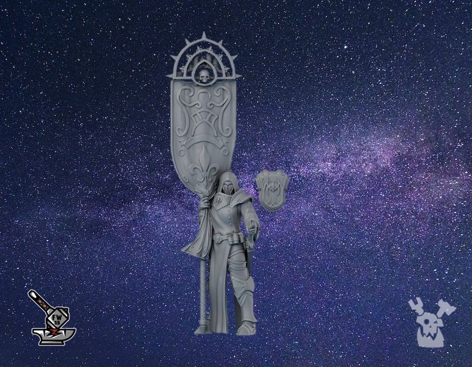 SILVER MOON DAUGHTERS: Sister with chapter banner