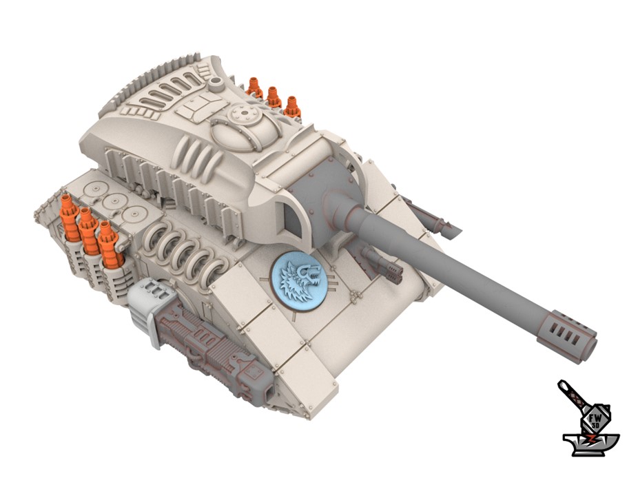 THE RUNDSÄARD: OLDPHANT, Heavy tank avec tourelle et tourelles latérales V1 – Image 2