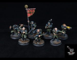 THE RUNDSÄARD: Escouade de commandement V1 (7figurines)