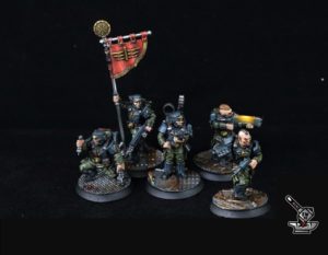 THE RUNDSÄARD: Escouade de commandement V2 (5figurines)