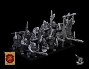10 Lanciers Orcs avec boucliers