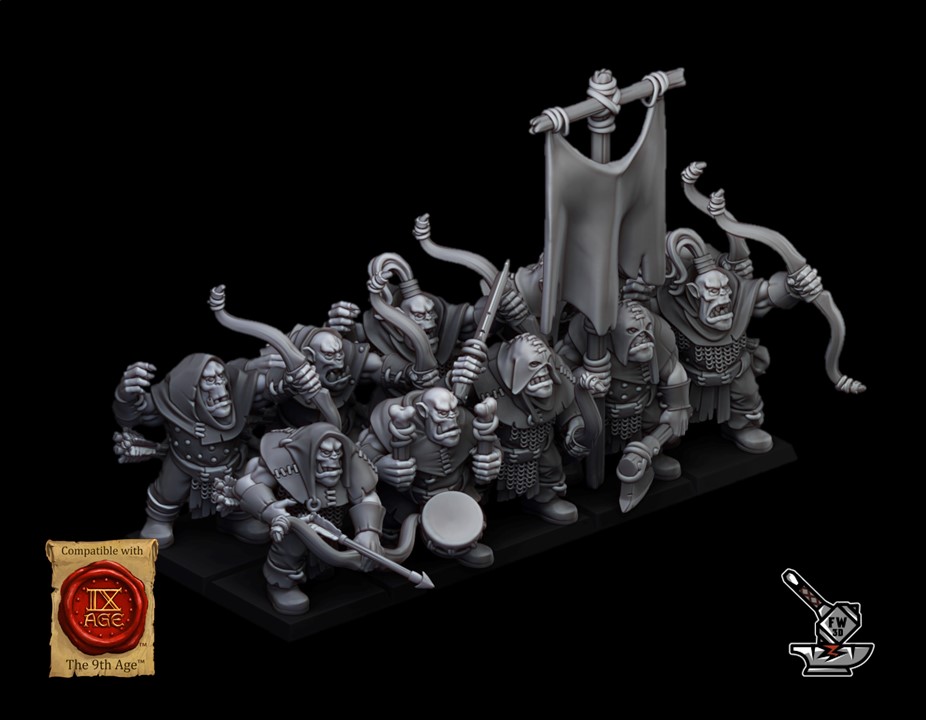 10 Archers Orcs
