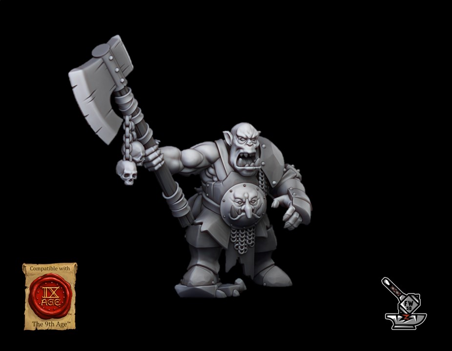 Seigneur Orc Borgok Skullcrusher