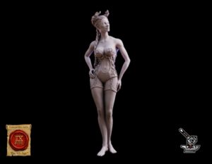 Baronne Elfe sexy avec socle