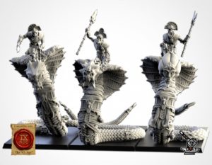 3 cavaliers cataphracts des nécropoles