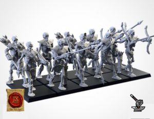 10 Archers squelettes des sables