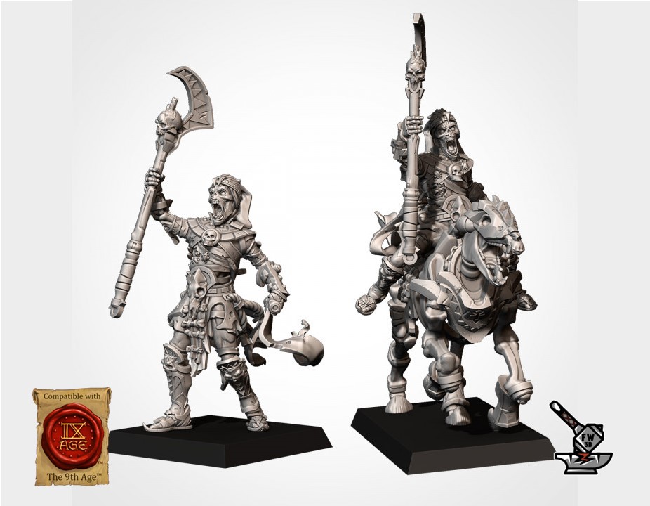 Footed and Mounted Sand Priests