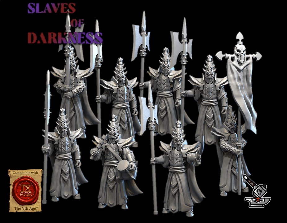10 Gardes d'élite Elfes Noirs