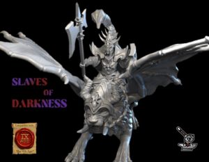 Seigneur scorpion Elfe Noir sur manticore