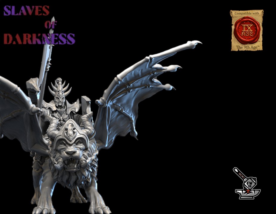 Manticore with base decoration - Image 2