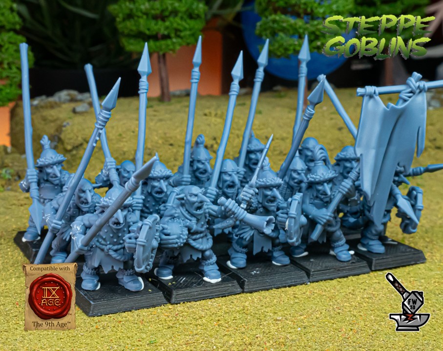 10 Steppe Goblin Spearmen - Image 2