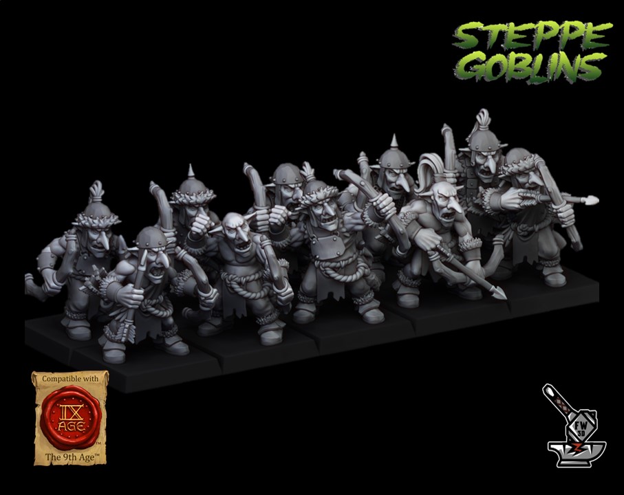 10 steppe goblin archers