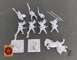 figurines ENDOMMAGEES lot 104