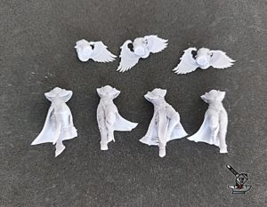 figurines ENDOMMAGEES lot 108