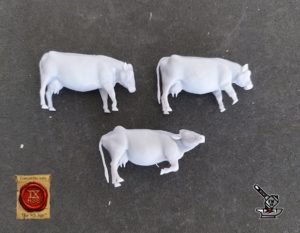 figurines ENDOMMAGEES lot 111