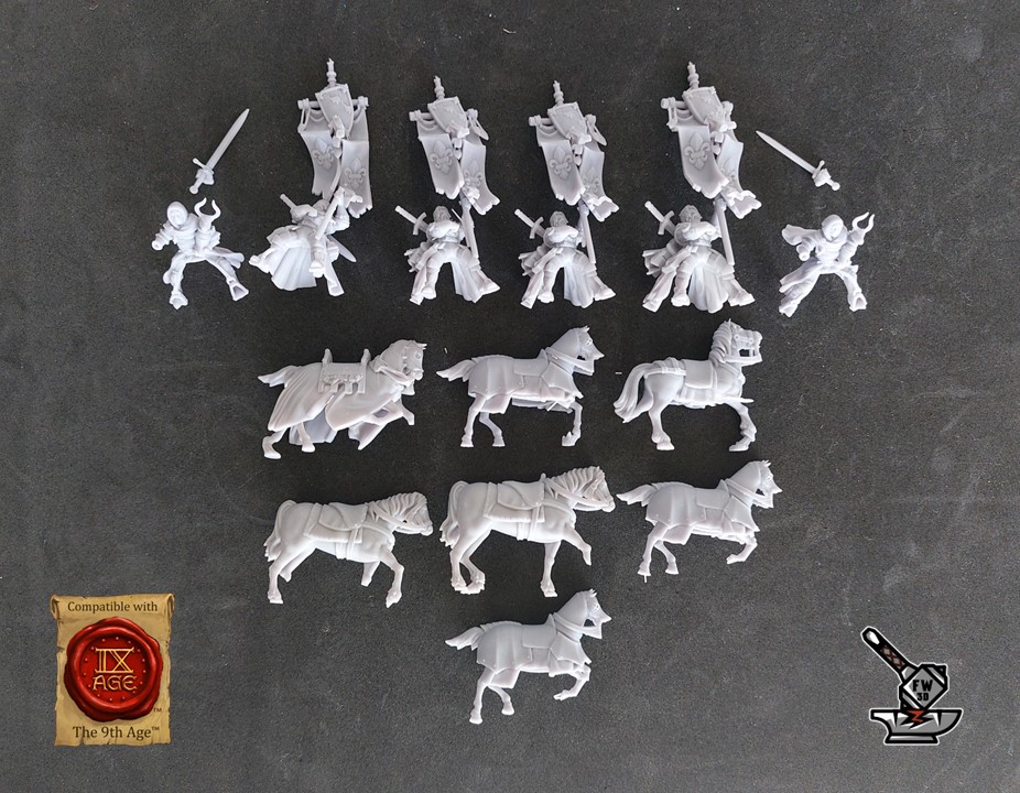 figurines ENDOMMAGEES lot 114