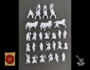 figurines ENDOMMAGEES lot 117
