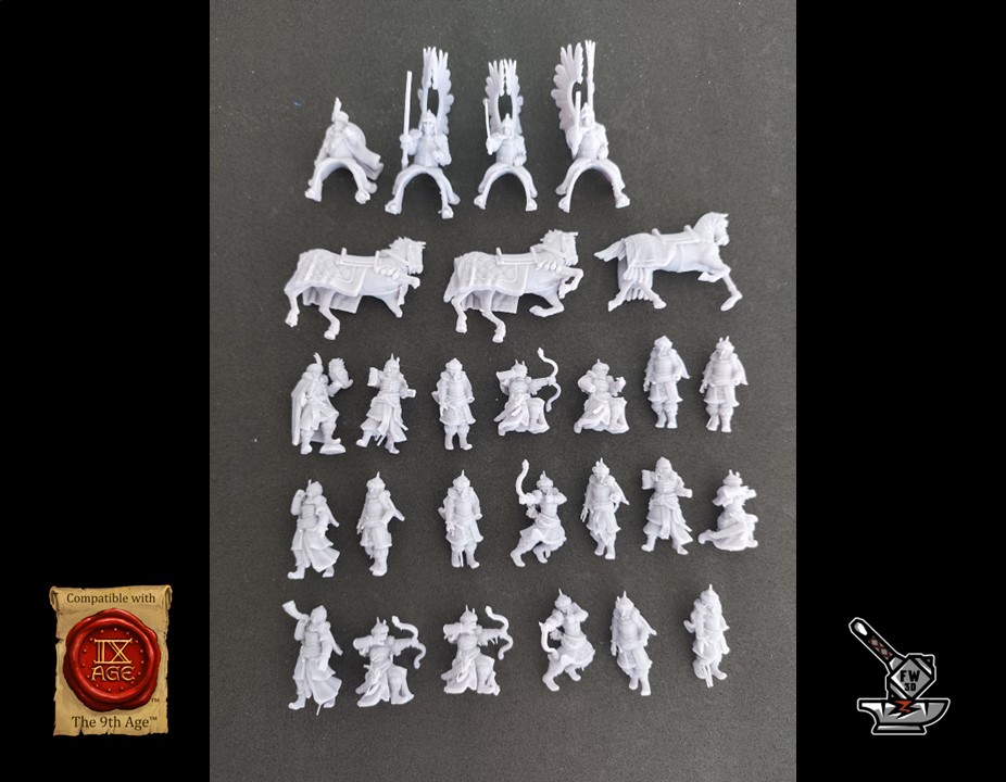 figurines ENDOMMAGEES lot 117