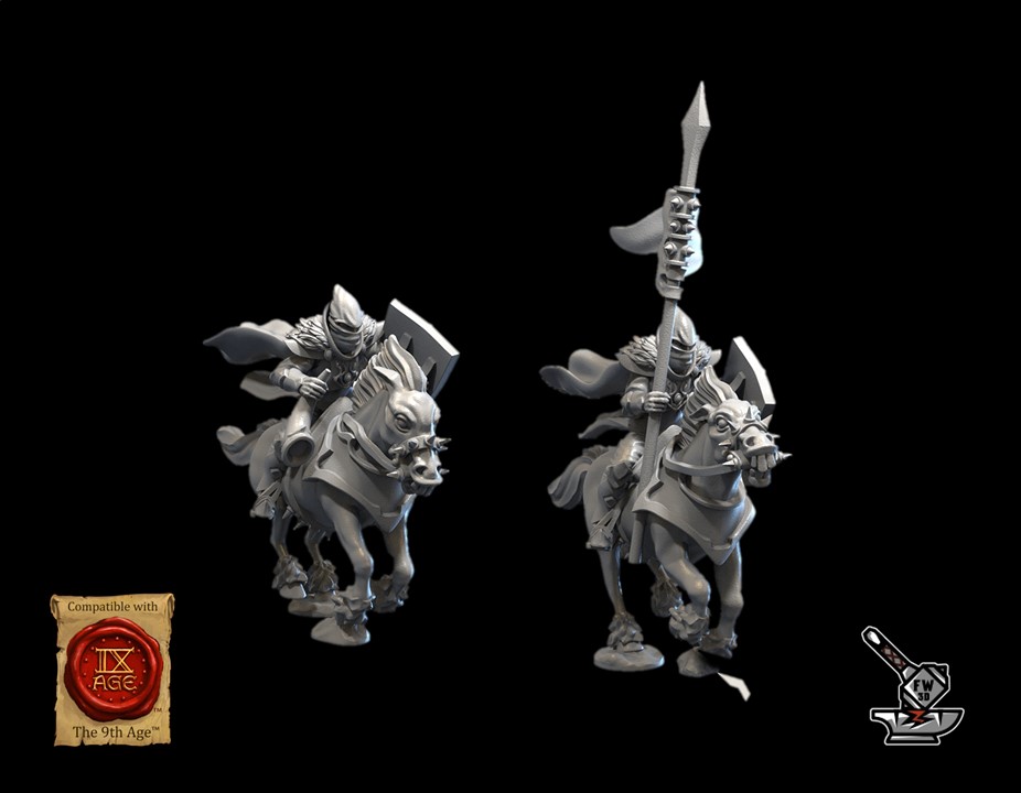 5 Edgar riders Elfes Noirs avec EMC – Image 3