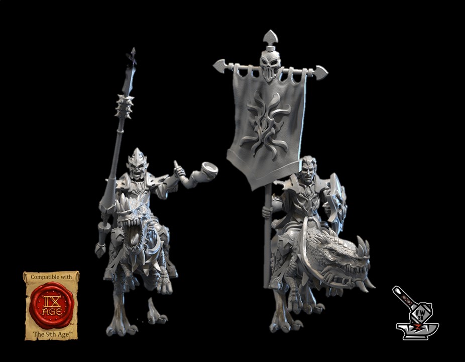 5 Edgar riders Elfes Noirs avec EMC – Image 2