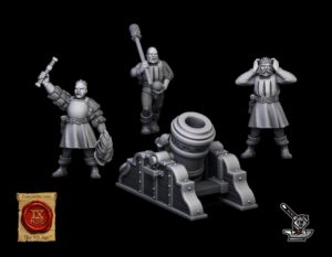 Mortier du Sunland et ses servants