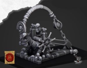 Catapulte des Nécropoles et ses servants
