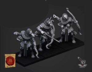 Shabtis des Nécropoles avec arcs (Gardes d'Anubis)