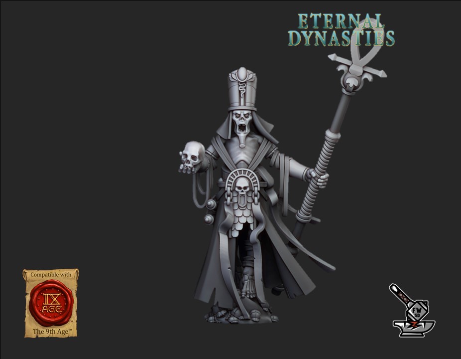 Eternal priest of necropolises