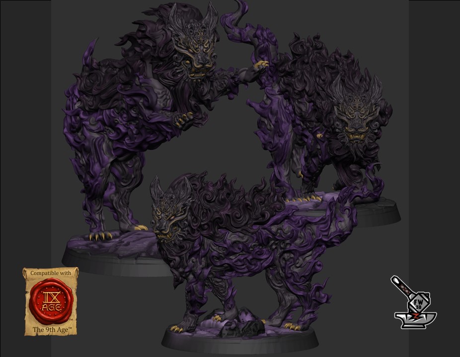 3 Shadow Beasts - Image 2