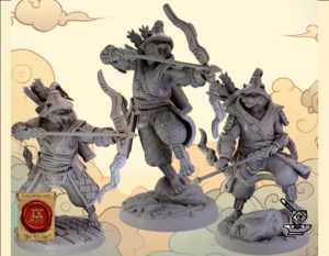 3 Archers Tigerfolk