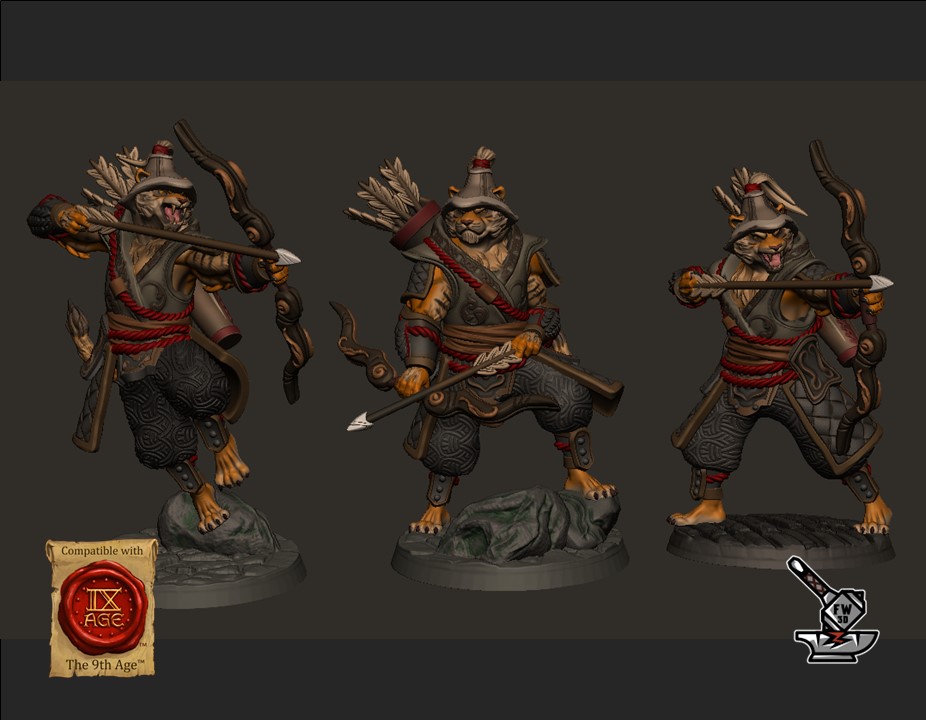 3 Archers Tigerfolk – Image 2