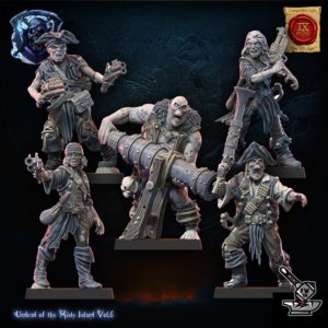 5 pirates mort-vivants pack 1